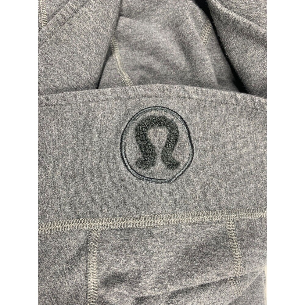 Lululemon Scuba Hoodie Jacket Womens Size 6 Dark Gray Light Gray Full Zip READ - Picture 5 of 9